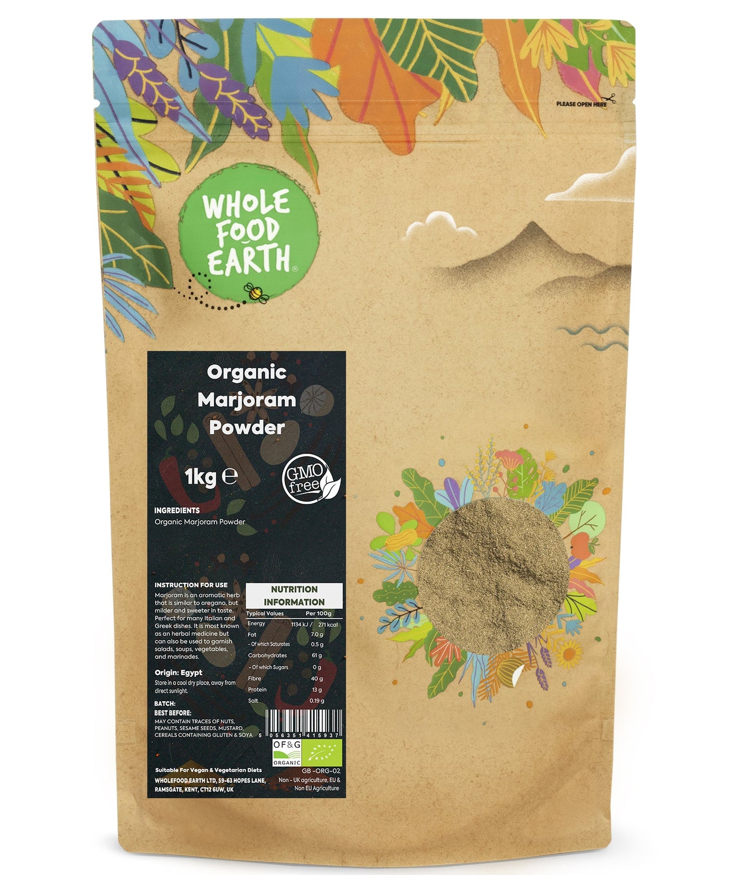 Organic Marjoram Powder