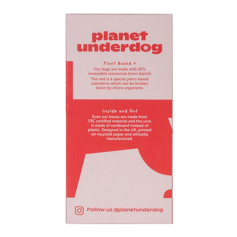 120 Planet Underdog Compostable Dog Poop Bags - Red Box - mezetto