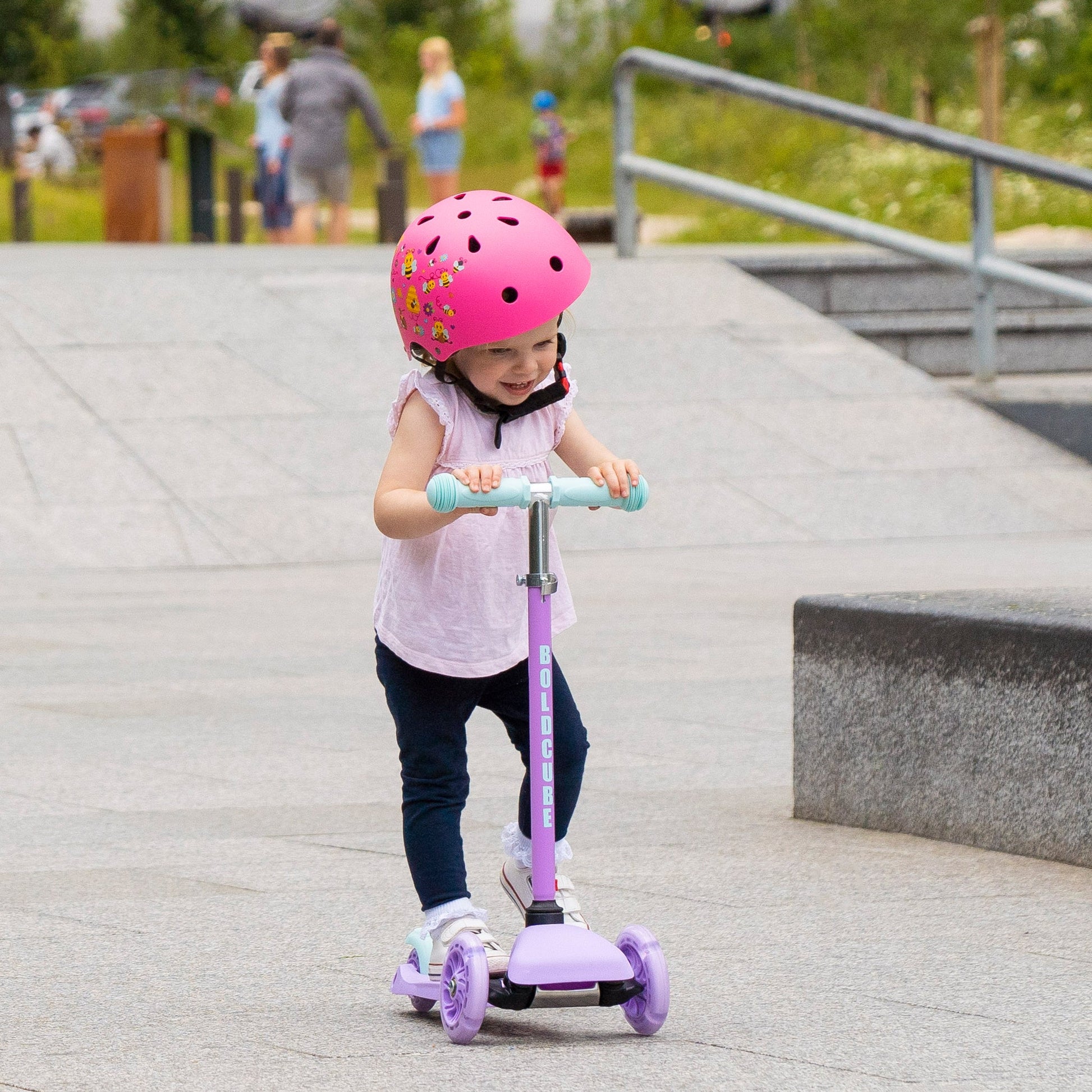 Lilac - Teeny 3 Wheel Scooter - mezetto