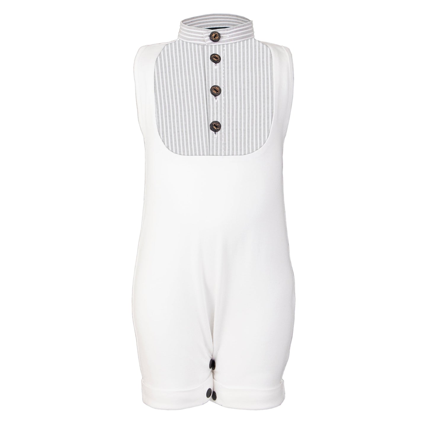 PRELOVED White Baby Overall, 1 year-0