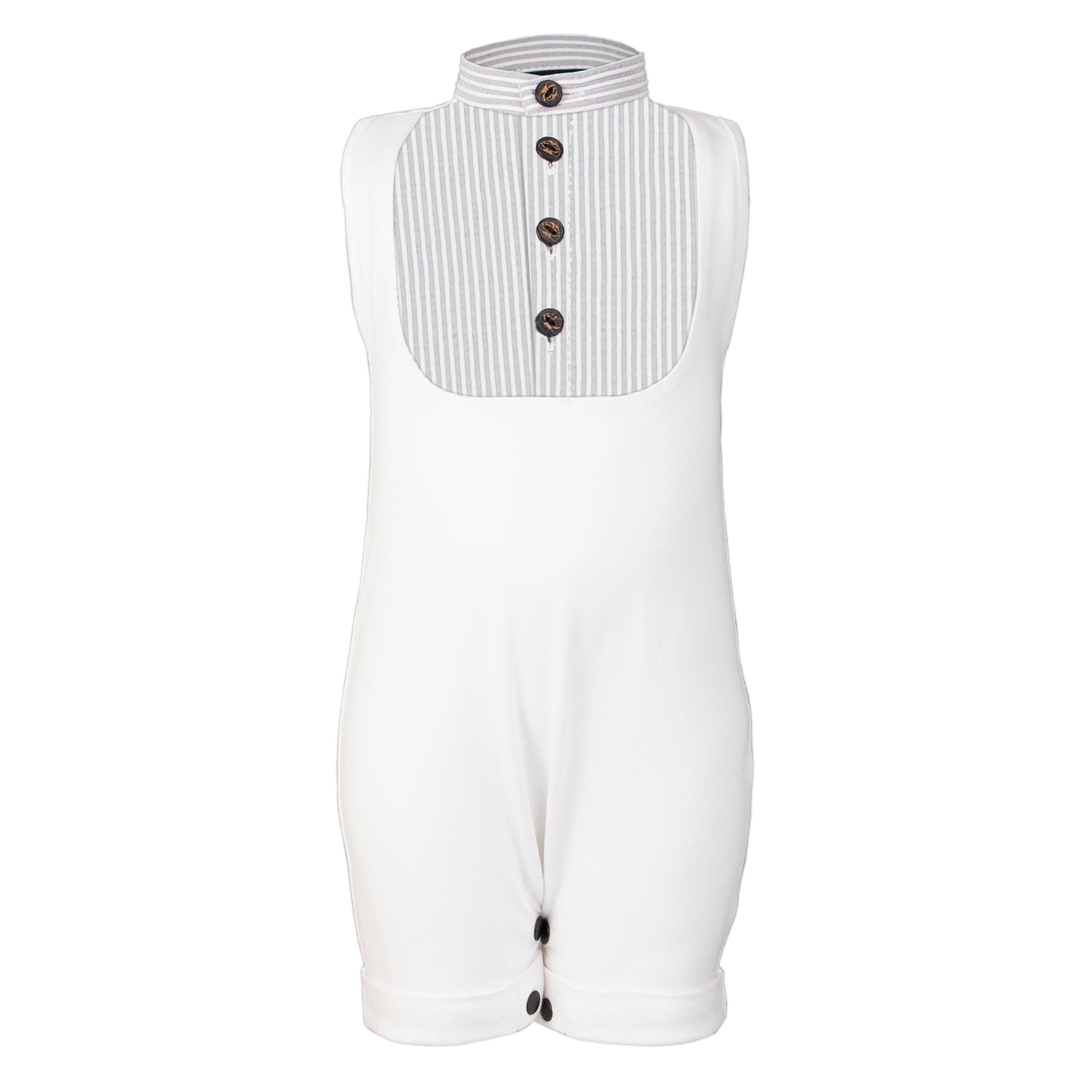 PRELOVED White Baby Overall, 1 year-0