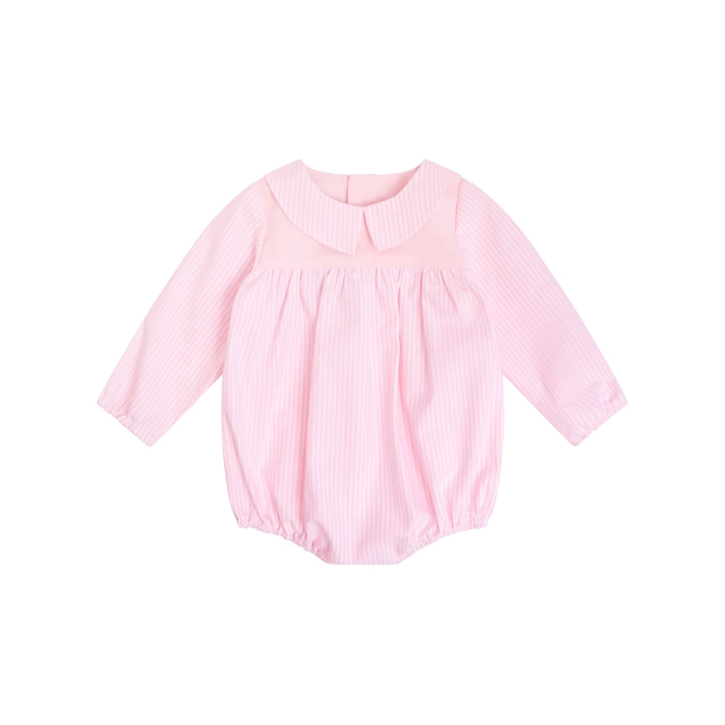 Pink Stripes Baby Girl Rompers-0