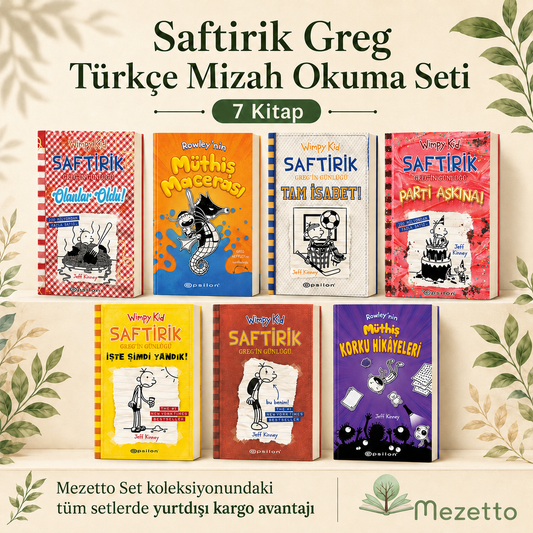 Saftirik Greg Türkçe Mizah Okuma Seti | 7 Kitap
