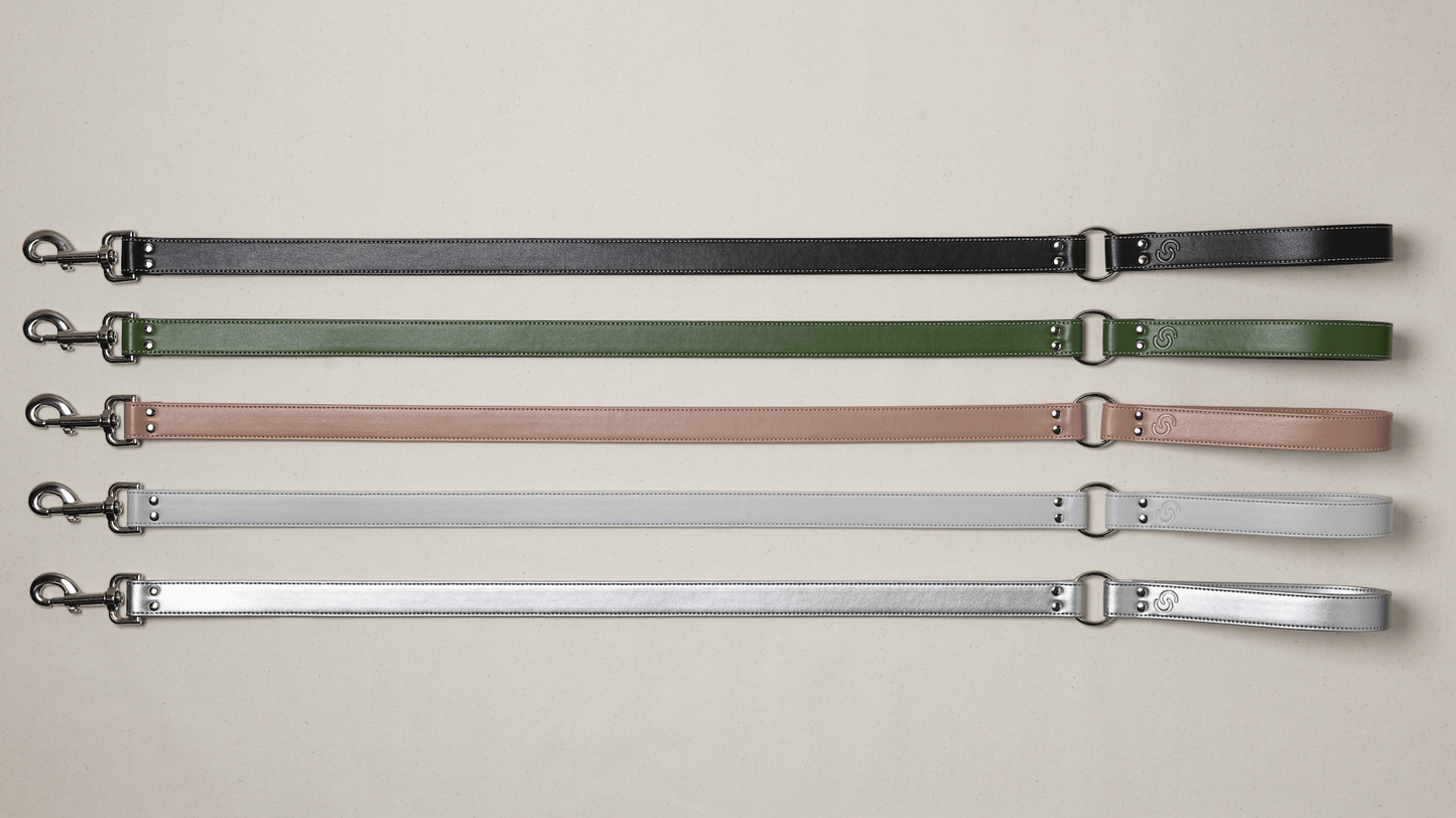 Blush pink apple leather lead - mezetto