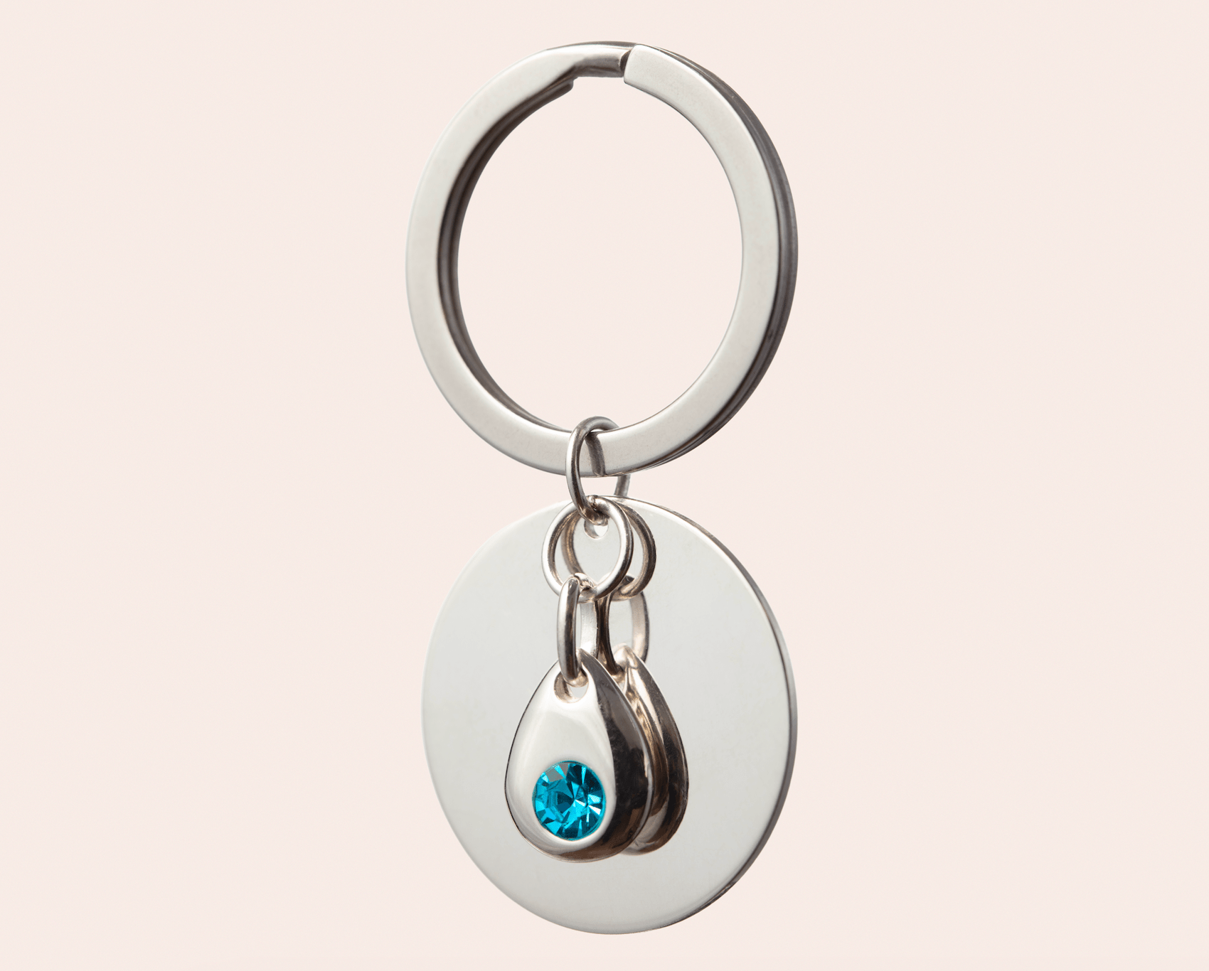 Sterling silver birthstone collar charm - mezetto