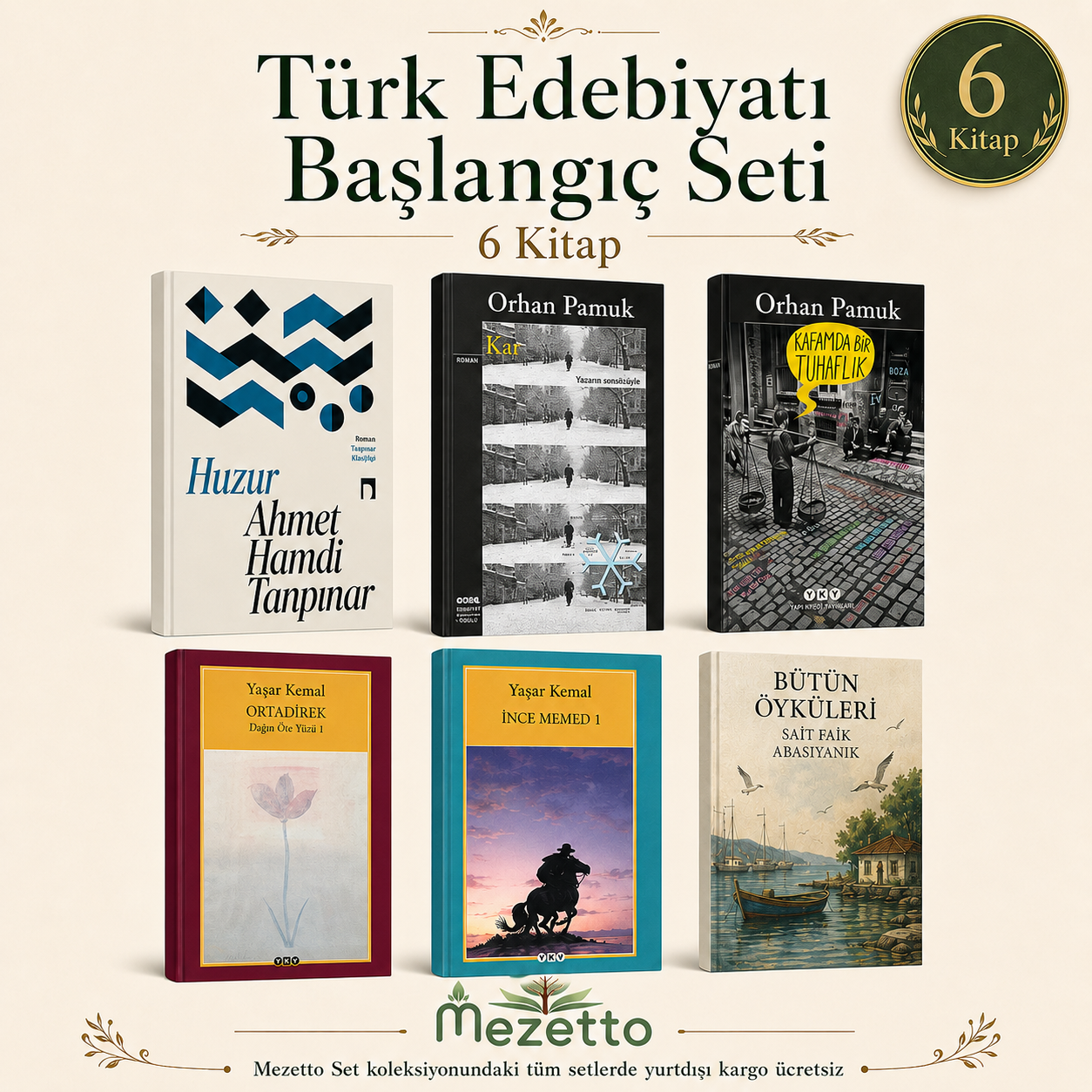 Türk Edebiyatı Başlangıç Kitap Seti | 7 Kitap