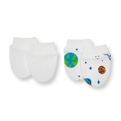 HelloBaby Newborn Mittens - Ecru