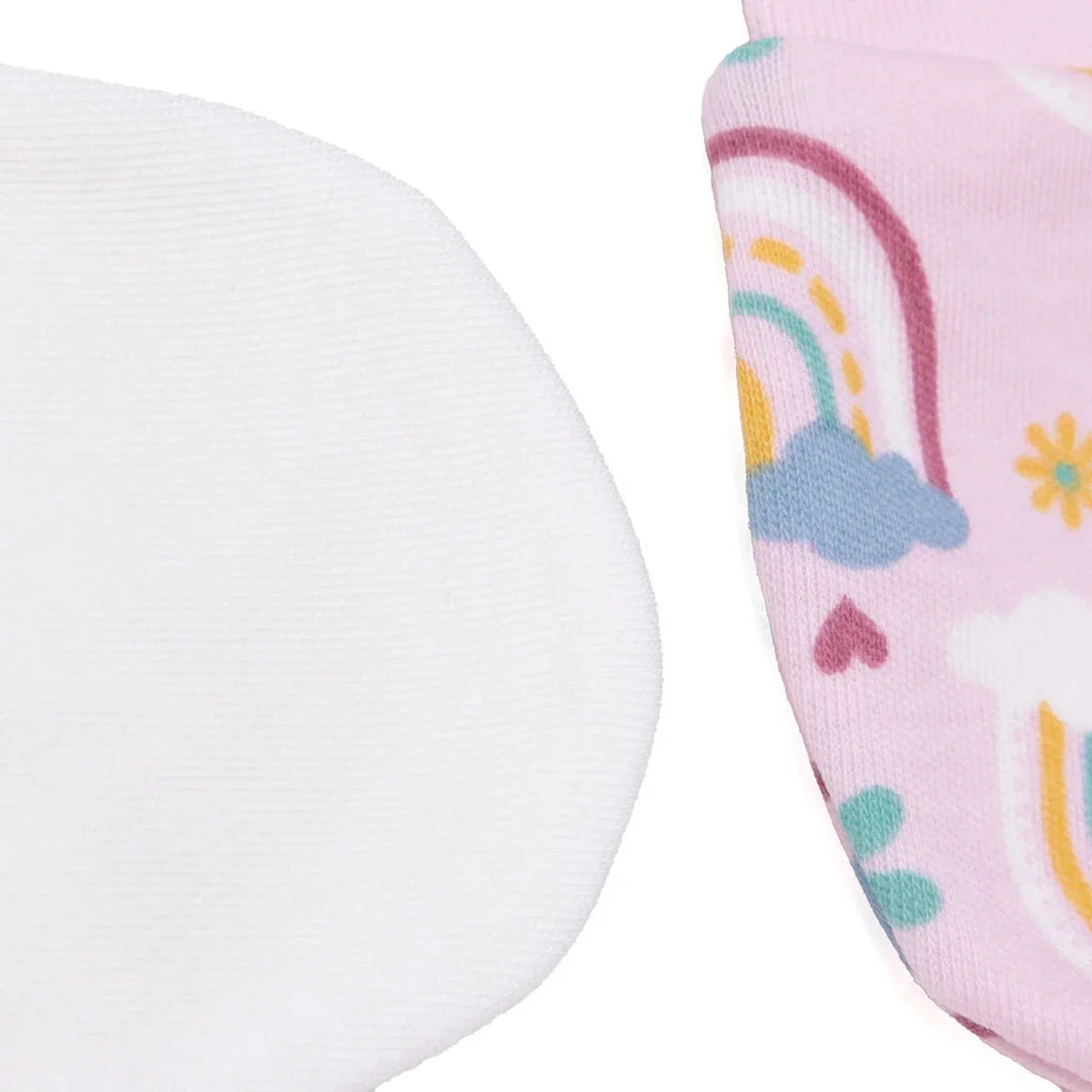 HelloBaby Girls Mitten Sky - Pink Printed