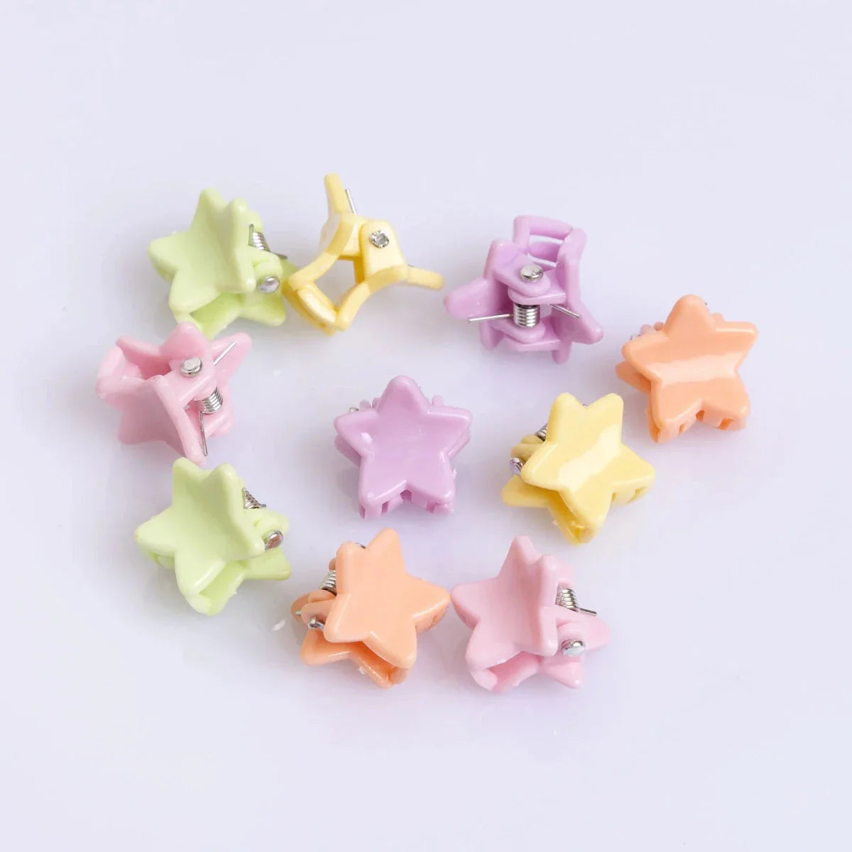 HelloBaby Hair Clips Girls - Mixcolor Printed