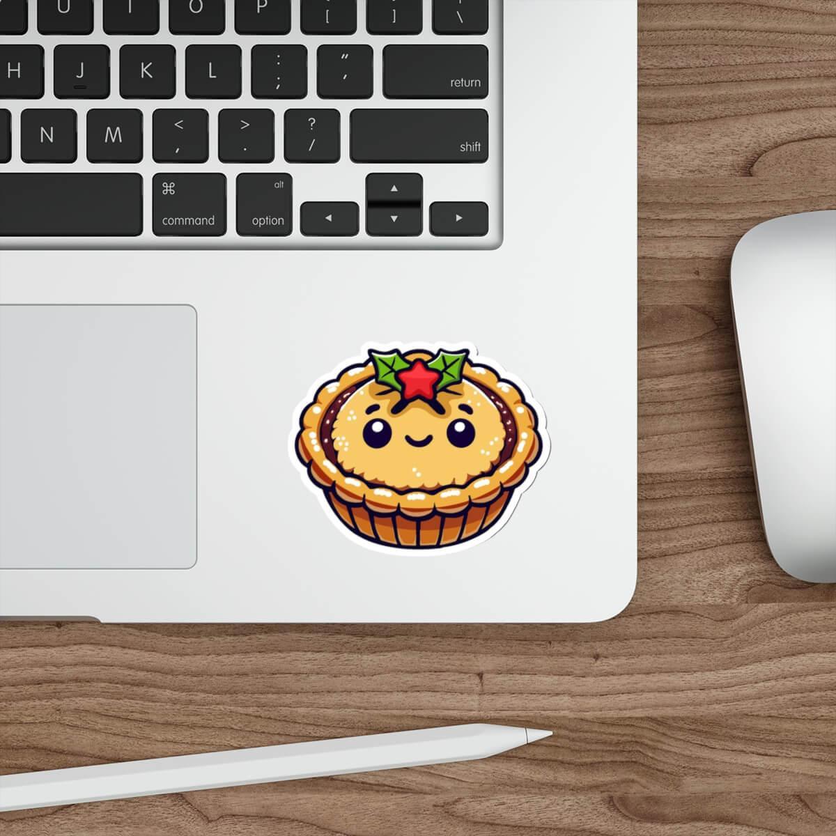 Adorable Mince Pie Sticker – Waterproof Vinyl - mezetto KEOLIX KEOLIX