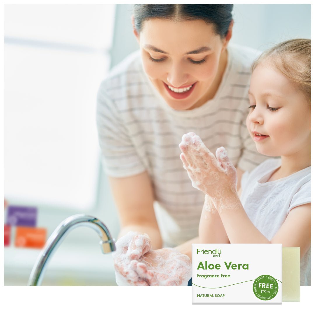 Aloe Vera Natural Soap - Fragrance - free - mezetto Friendly Soap Friendly Soap