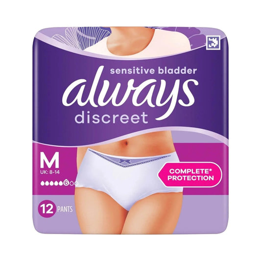 Always Discreet Pants Normal Medium 12 pcs - mezetto ebebek ebebek