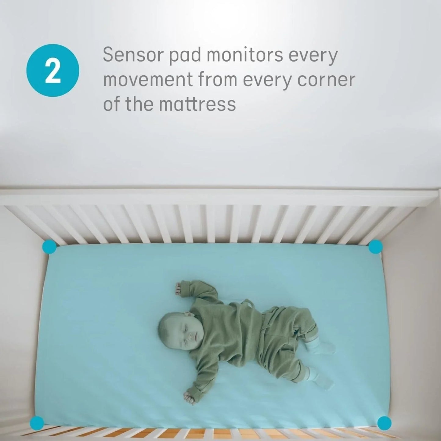 Angelcare AC25 - 1 Baby Movement Monitor Medically Certified - mezetto ebebek ebebek