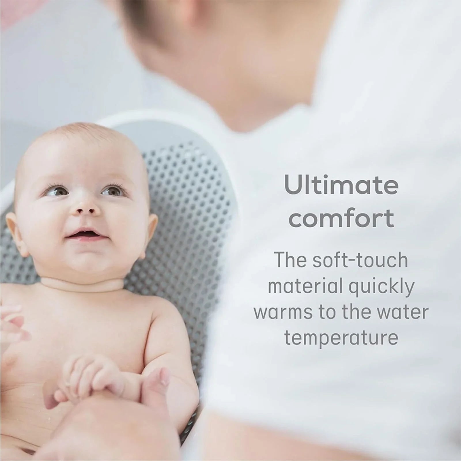 Angelcare Soft Touch Baby Bath Support - Grey - mezetto ebebek ebebek