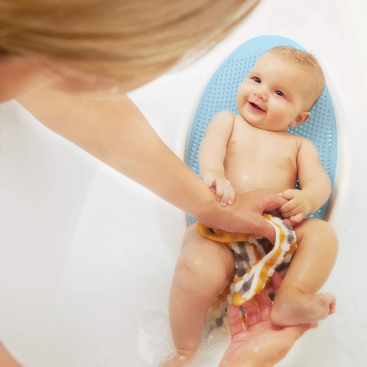 Angelcare Soft - Touch Bath Support Aqua - mezetto ebebek ebebek