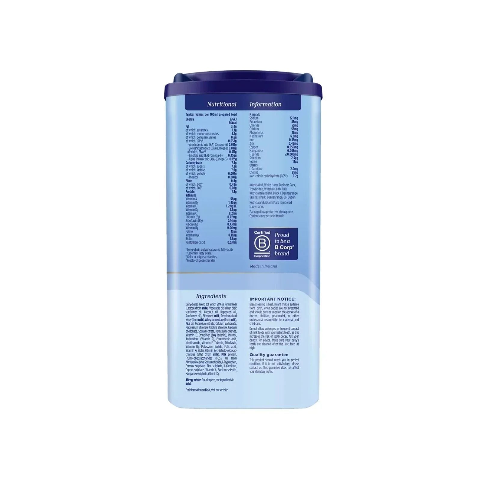 Aptamil 1 First Infant Milk Formula from Birth 800g - mezetto ebebek ebebek