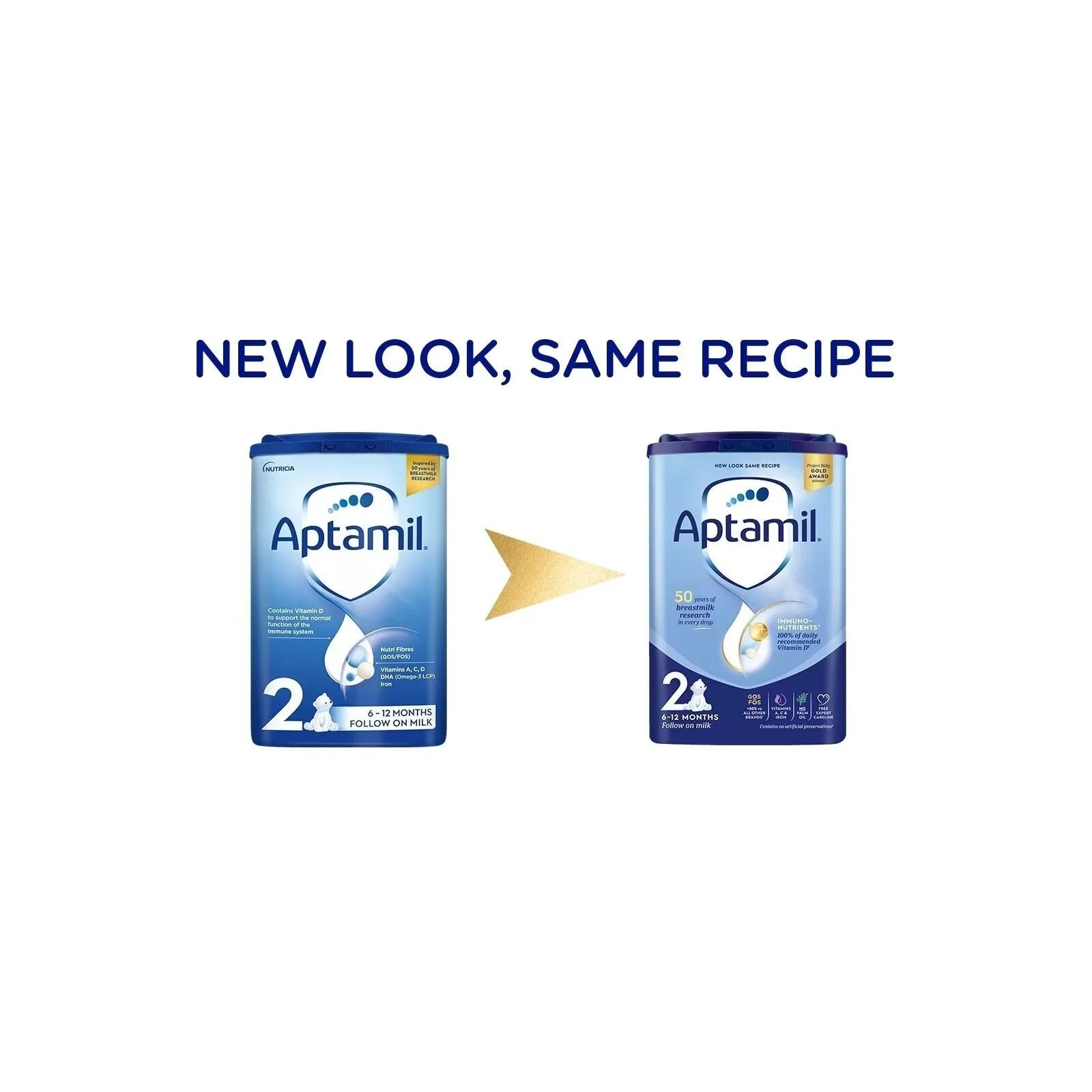 Aptamil 2 Follow On Milk Formula 6 - 12 months 800g - mezetto ebebek ebebek