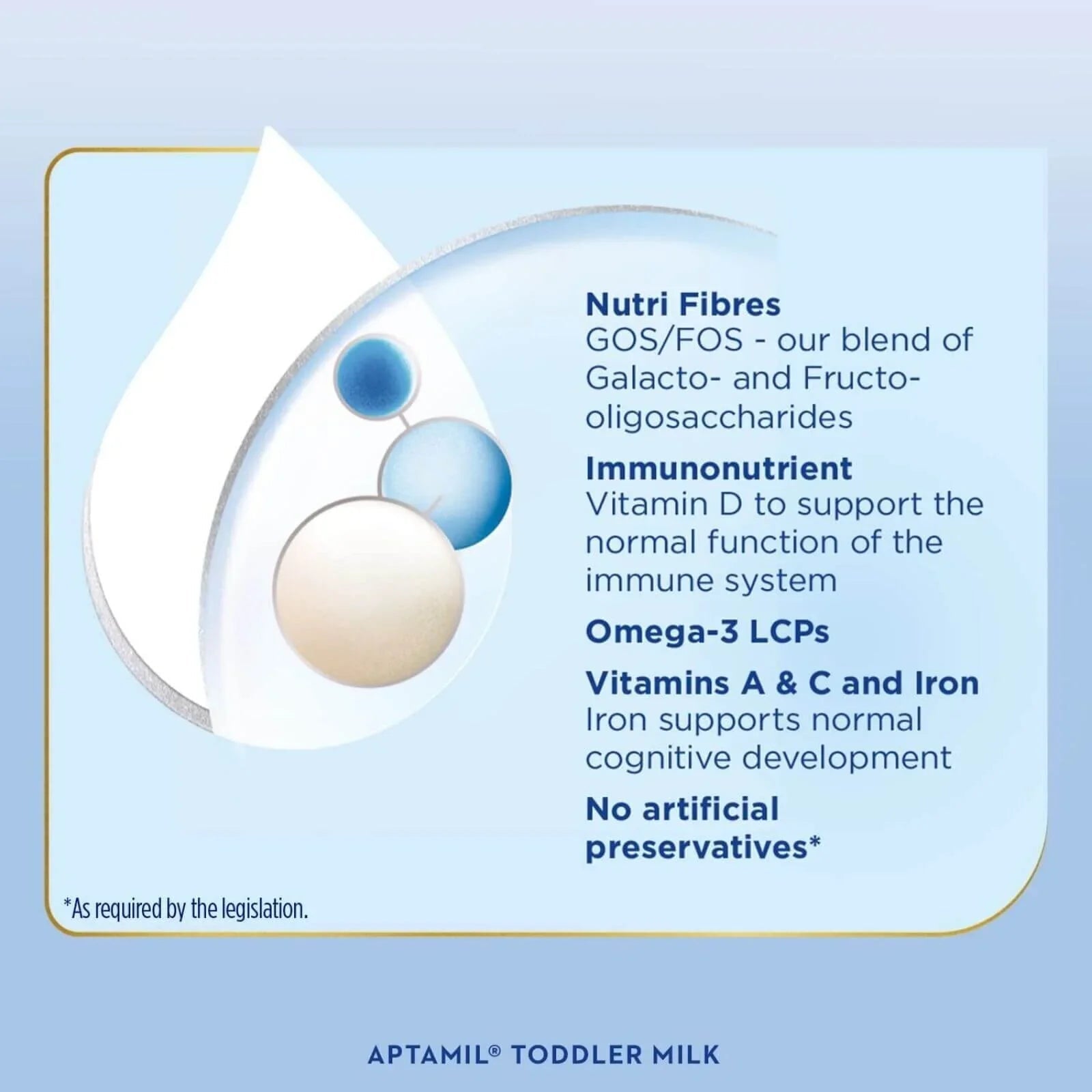 Aptamil 3 Growing Up Milk Formula 1 - 2 years 800g - mezetto ebebek ebebek