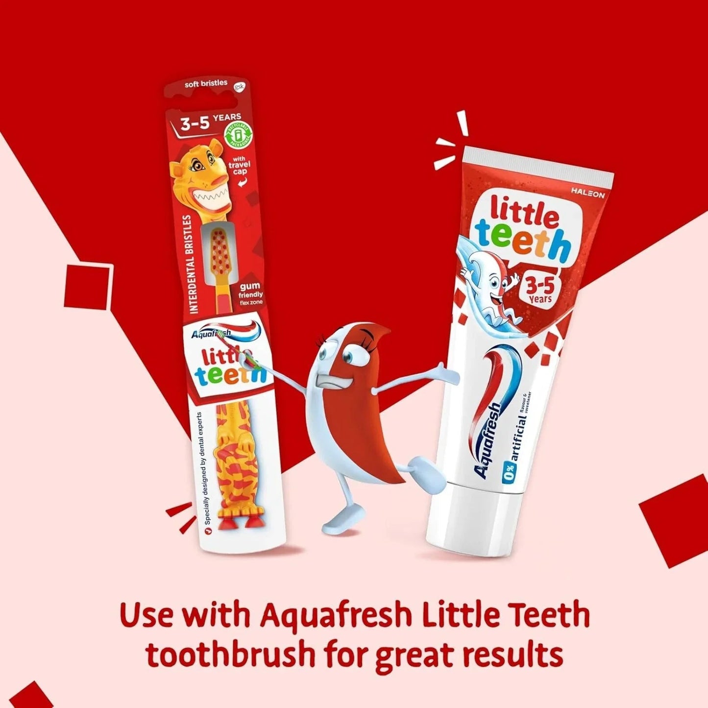 Aquafresh Little Teeth Toothpaste 3 - 5 years 50ml - mezetto ebebek ebebek