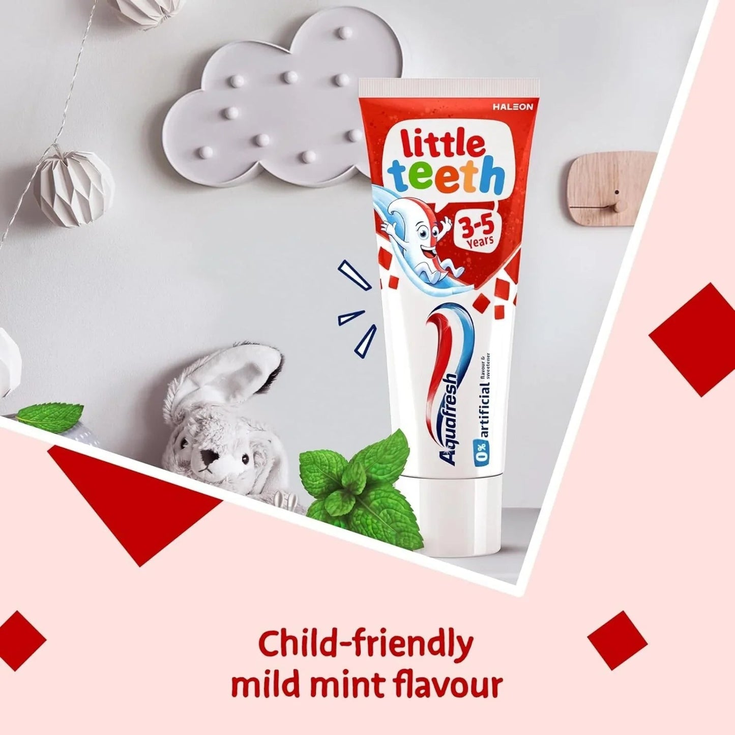 Aquafresh Little Teeth Toothpaste 3 - 5 years 50ml - mezetto ebebek ebebek