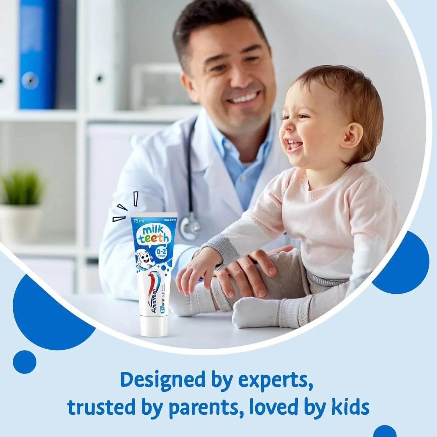 Aquafresh Milk Teeth Toothpaste 0 - 2 years 50ml - mezetto ebebek ebebek