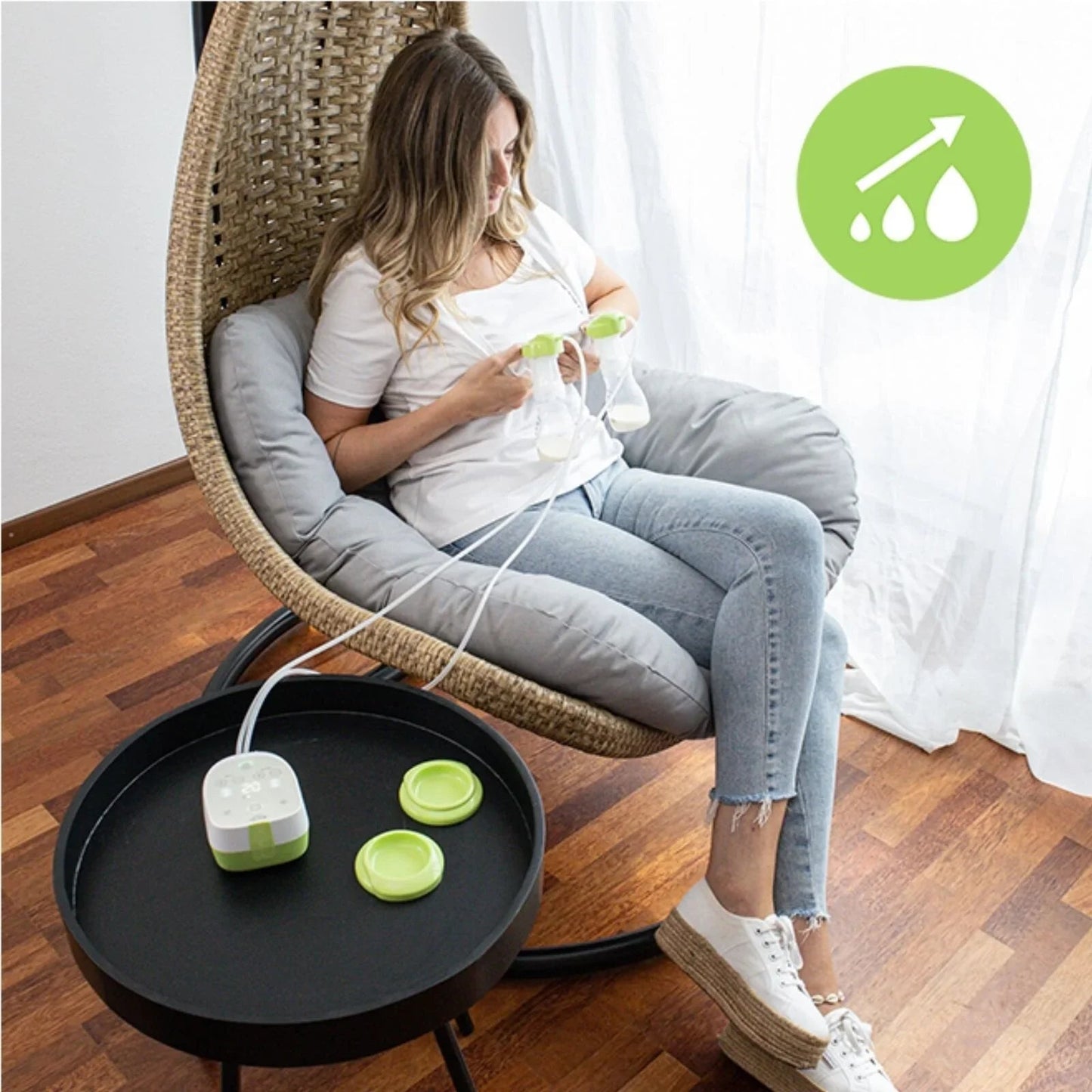 Ardo Alyssa Double Rechargeable Electric Breast Pump - mezetto ebebek ebebek