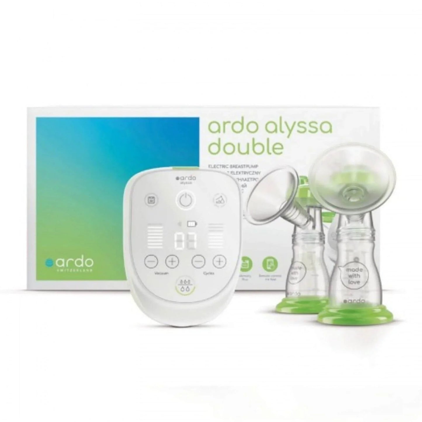 Ardo Alyssa Double Rechargeable Electric Breast Pump - mezetto ebebek ebebek