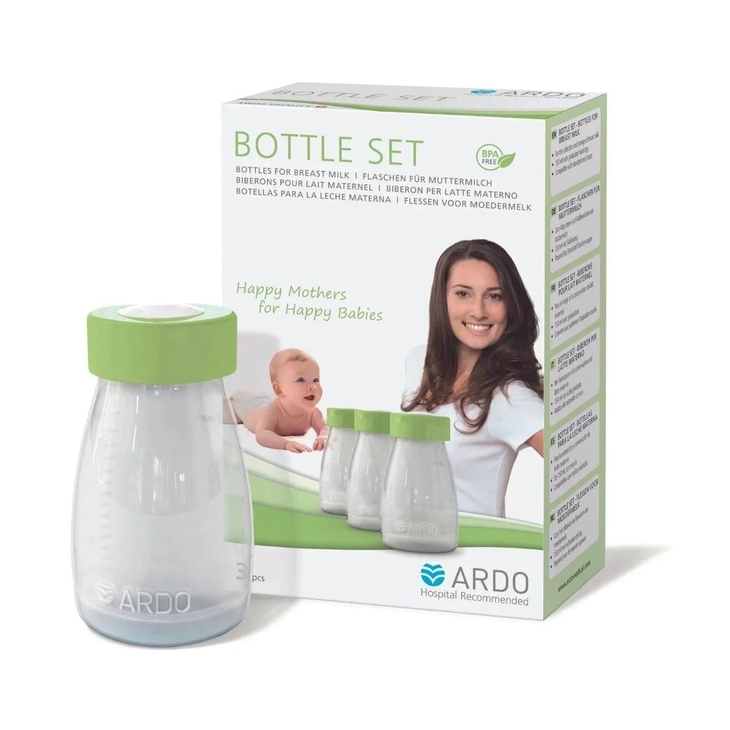 Ardo Bottle Set 150ml 3 pcs - mezetto ebebek ebebek