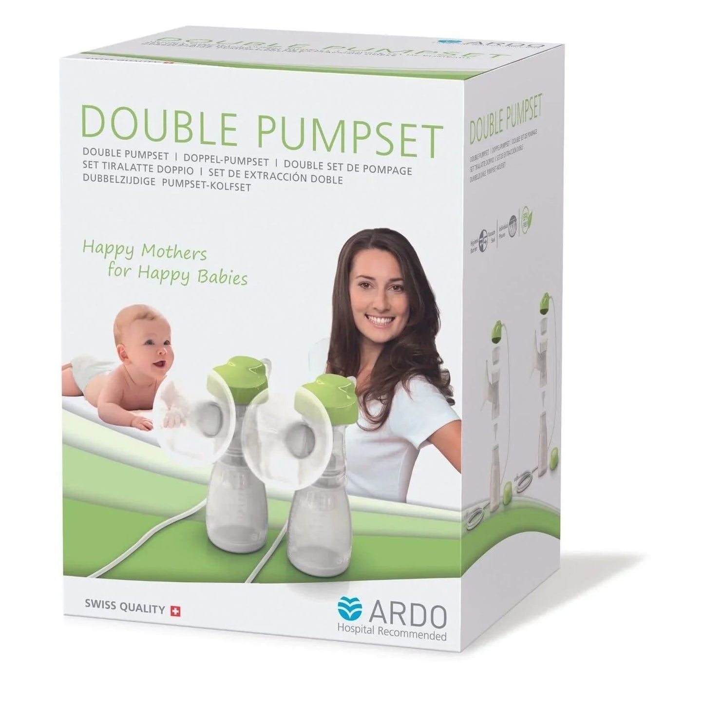 Ardo Double Manual Breast Pump Set for Calypso & Carum - mezetto ebebek ebebek
