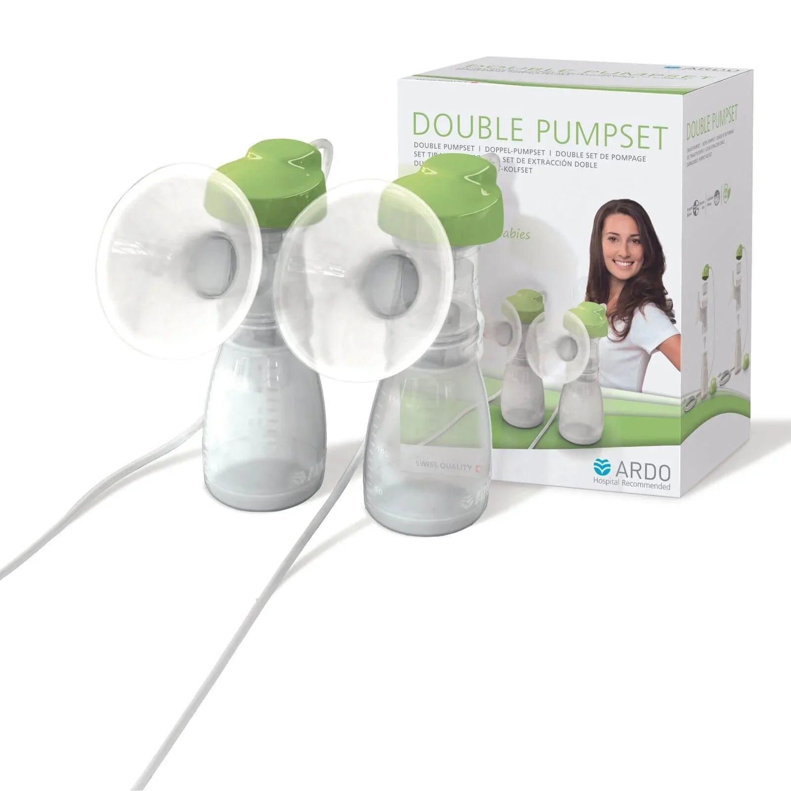 Ardo Double Manual Breast Pump Set for Calypso & Carum - mezetto ebebek ebebek