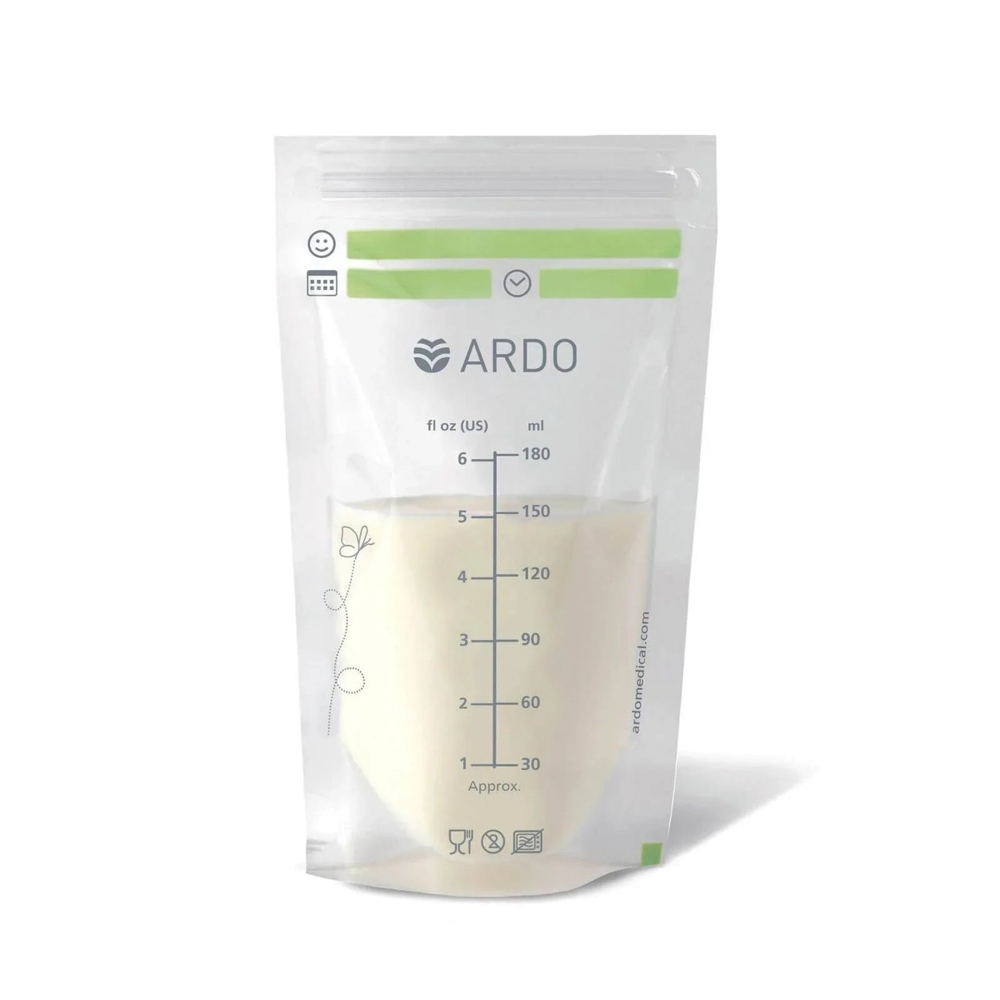 Ardo Easy Store Breast Milk Storage Bags 25 pcs 180ml - mezetto ebebek ebebek