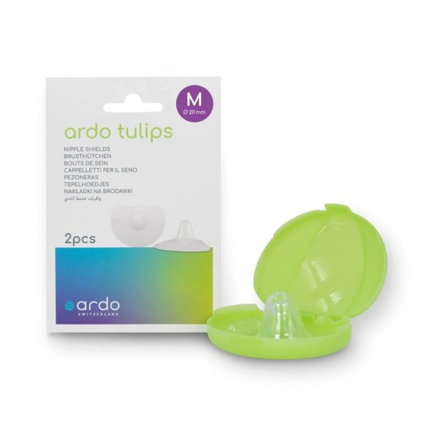 Ardo Tulips Contact Nipple Shields M Size 2 pcs - mezetto ebebek ebebek