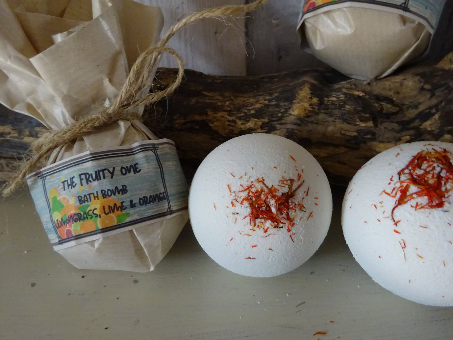 Aromatherapy Bath Bomb The Fruity One - mezetto Shopify Collective Somerset Natural Soaps
