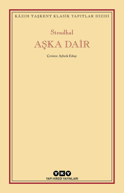 Aşka Dair - Yapı Kredi Yayınları Kitap