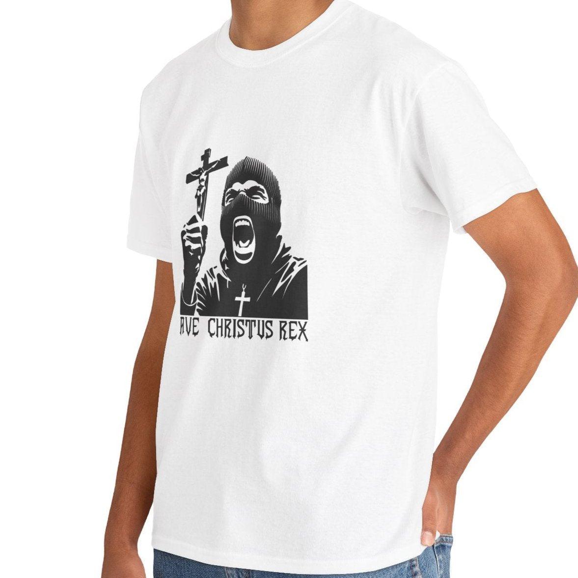 Ave Christus Rex – Bold Christian T-Shirt - mezetto KEOLIX KEOLIX