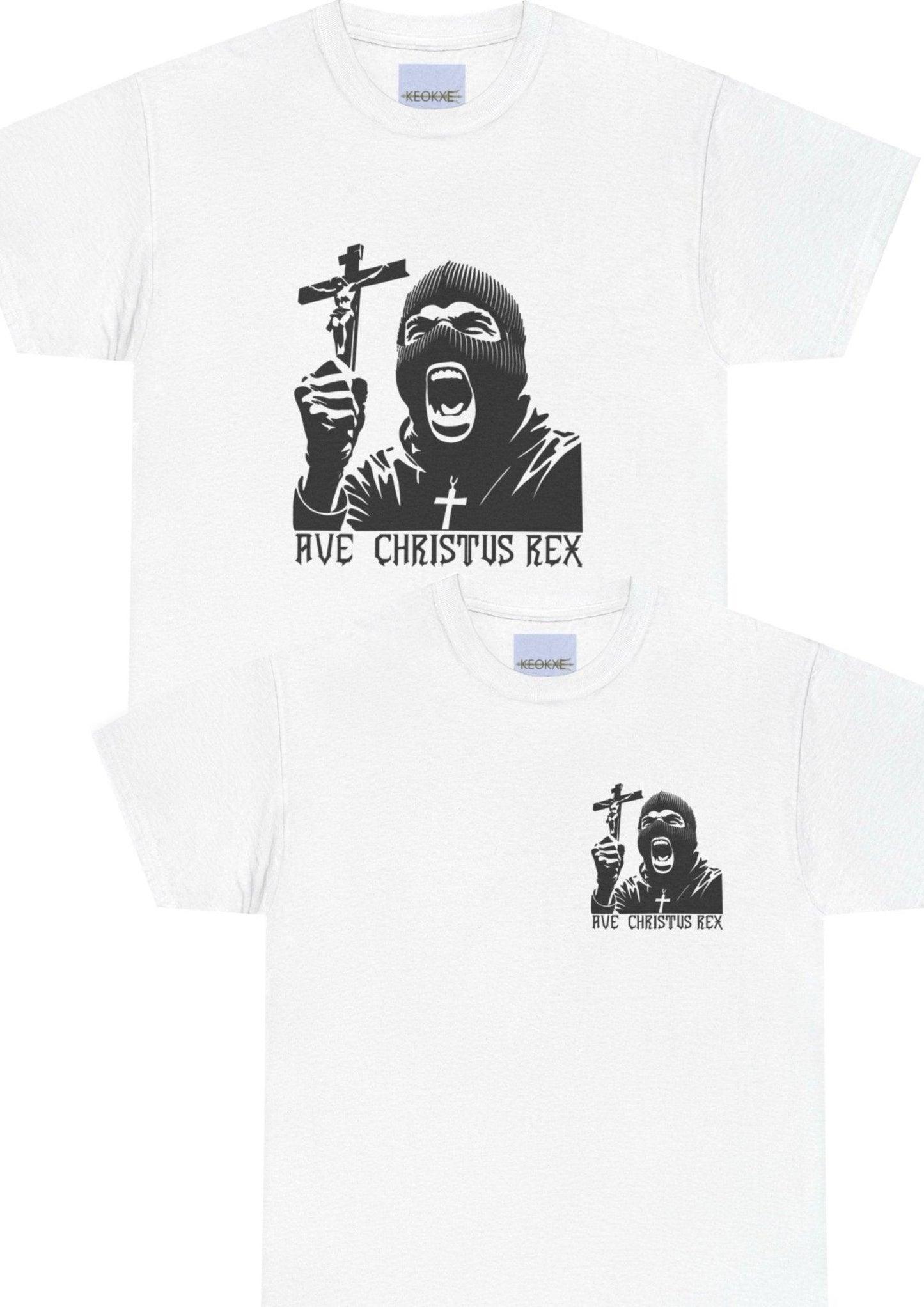 Ave Christus Rex – Bold Christian T-Shirt - mezetto KEOLIX KEOLIX