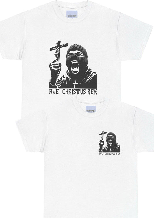 Ave Christus Rex – Bold Christian T-Shirt - mezetto KEOLIX KEOLIX