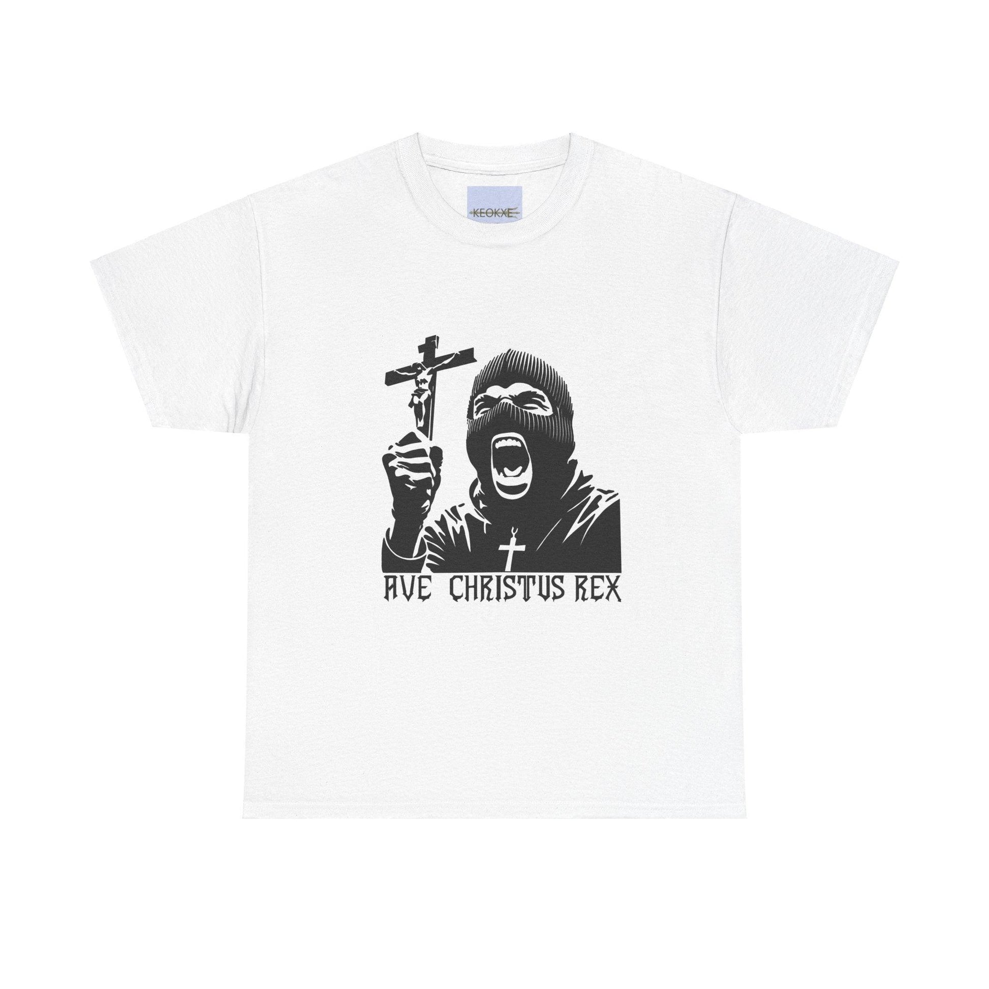 Ave Christus Rex – Bold Christian T-Shirt - mezetto KEOLIX KEOLIX