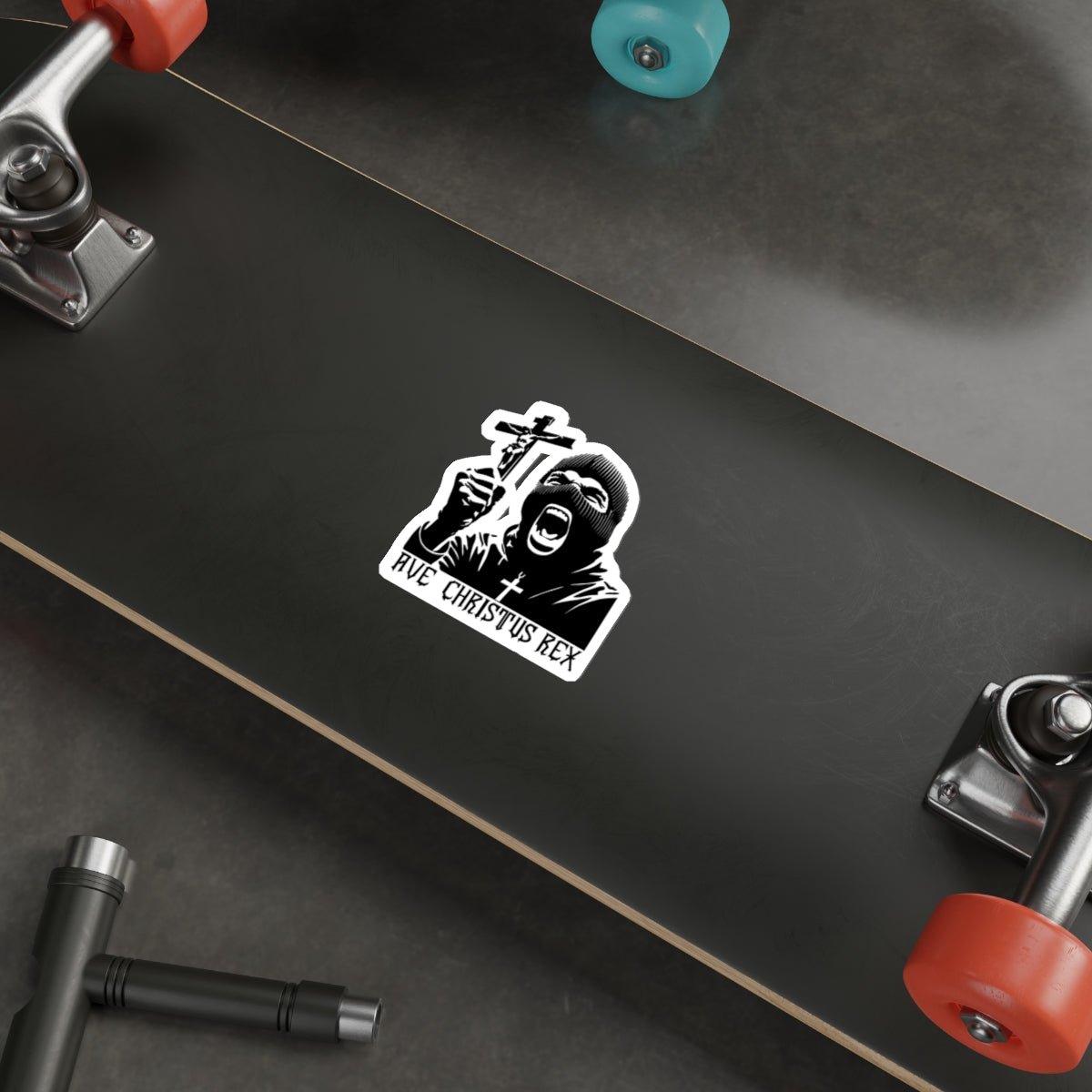 Ave Christus Rex – Catholic Faith Vinyl Sticker - mezetto KEOLIX KEOLIX