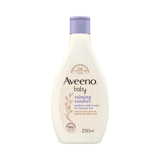 Aveeno Baby Calming Comfort Bedtime Bath and Wash 250ml - mezetto ebebek ebebek