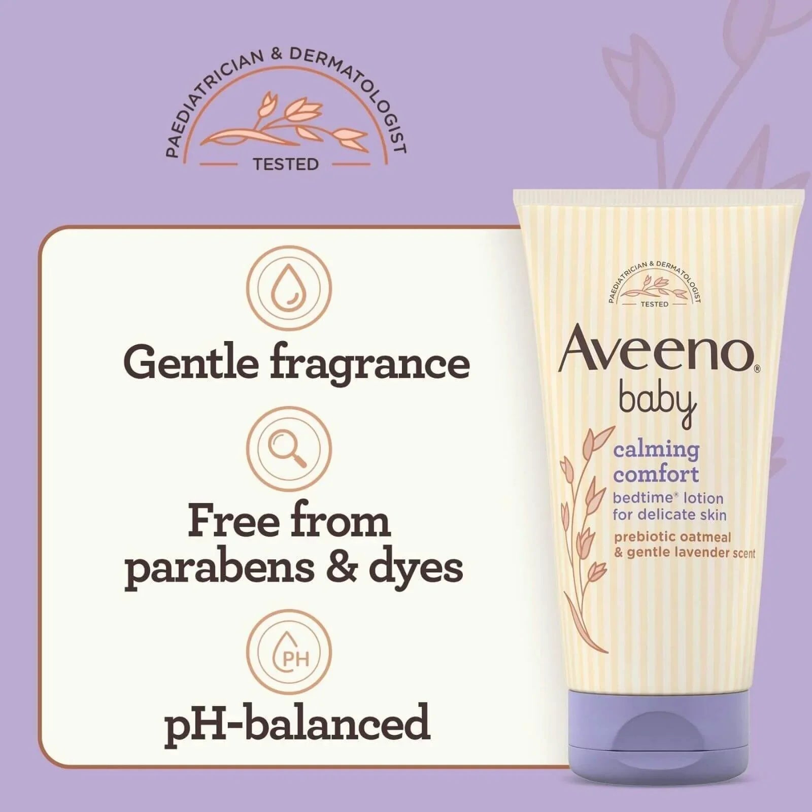 Aveeno Baby Calming Comfort Bedtime Lotion 150ml - mezetto ebebek ebebek