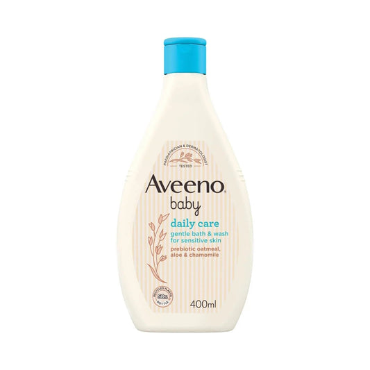Aveeno Baby Daily Care Gentle Bath and Wash 400ml - mezetto ebebek ebebek