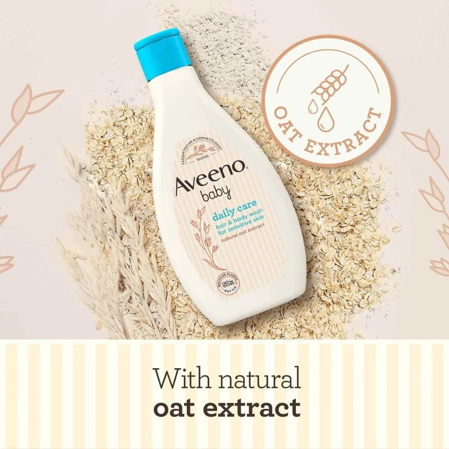 Aveeno Baby Daily Care Hair and Body Wash 250ml - mezetto ebebek ebebek