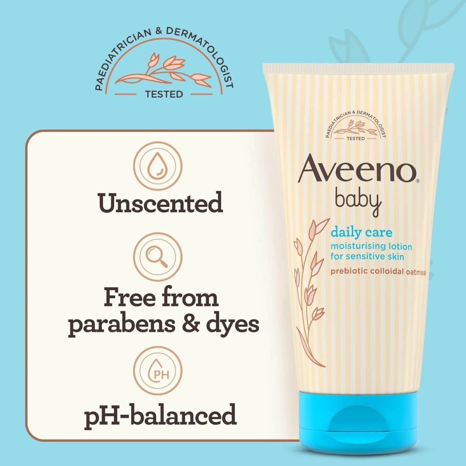 Aveeno Baby Daily Care Moisturising Lotion 150ml - mezetto ebebek ebebek