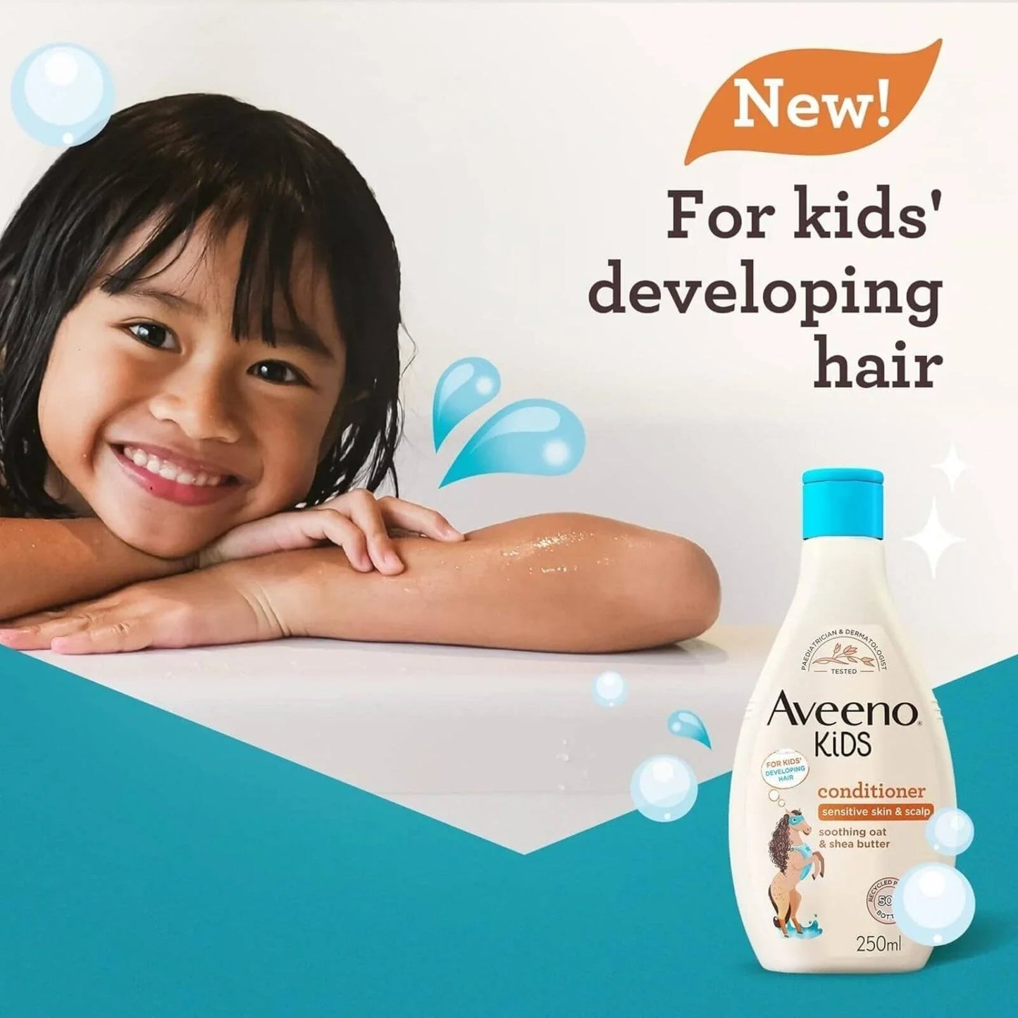 Aveeno Kids Conditioner 250ml - mezetto ebebek ebebek