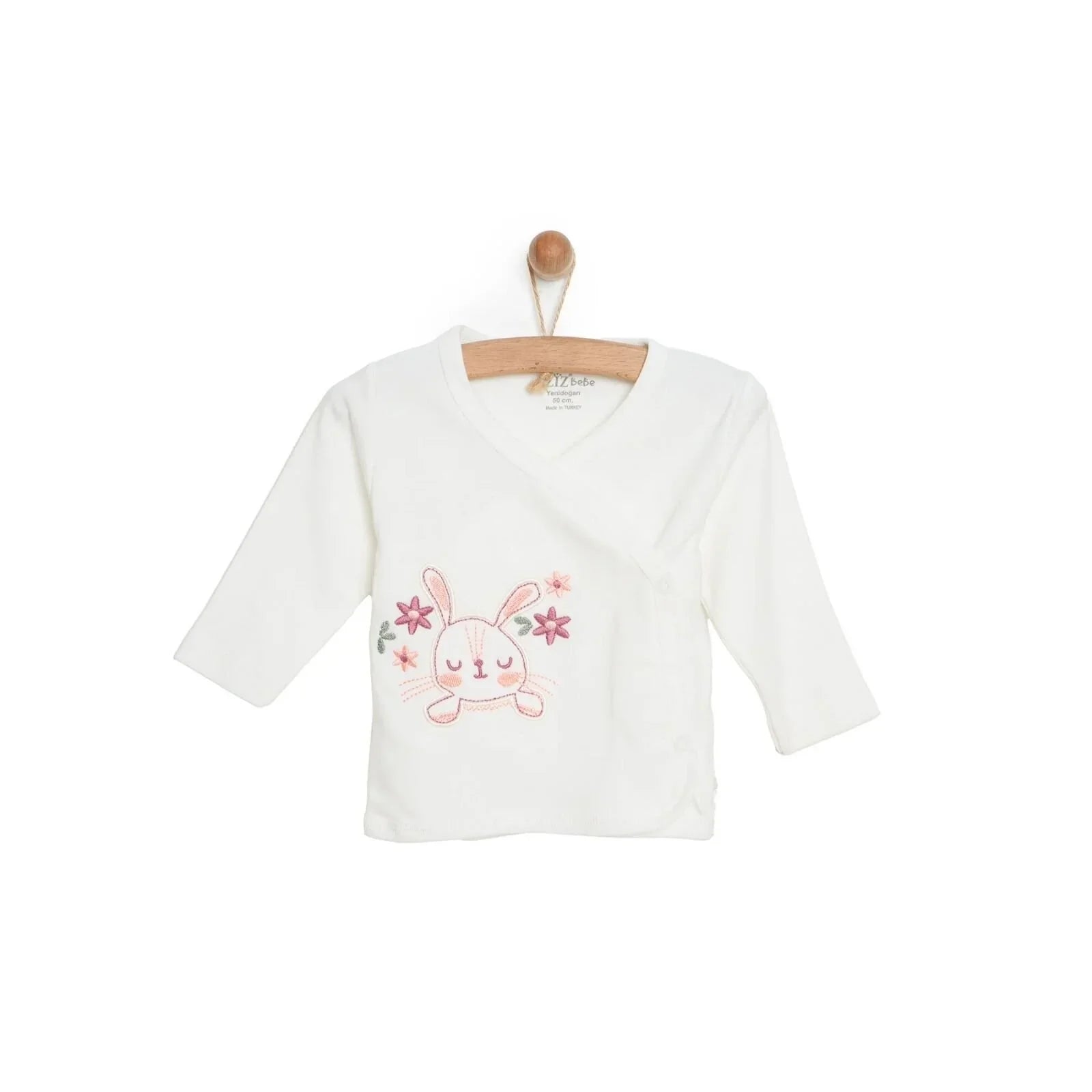 Aziz Bebe Girl 5 Piece Newborn Set - Ecru - mezetto ebebek ebebek