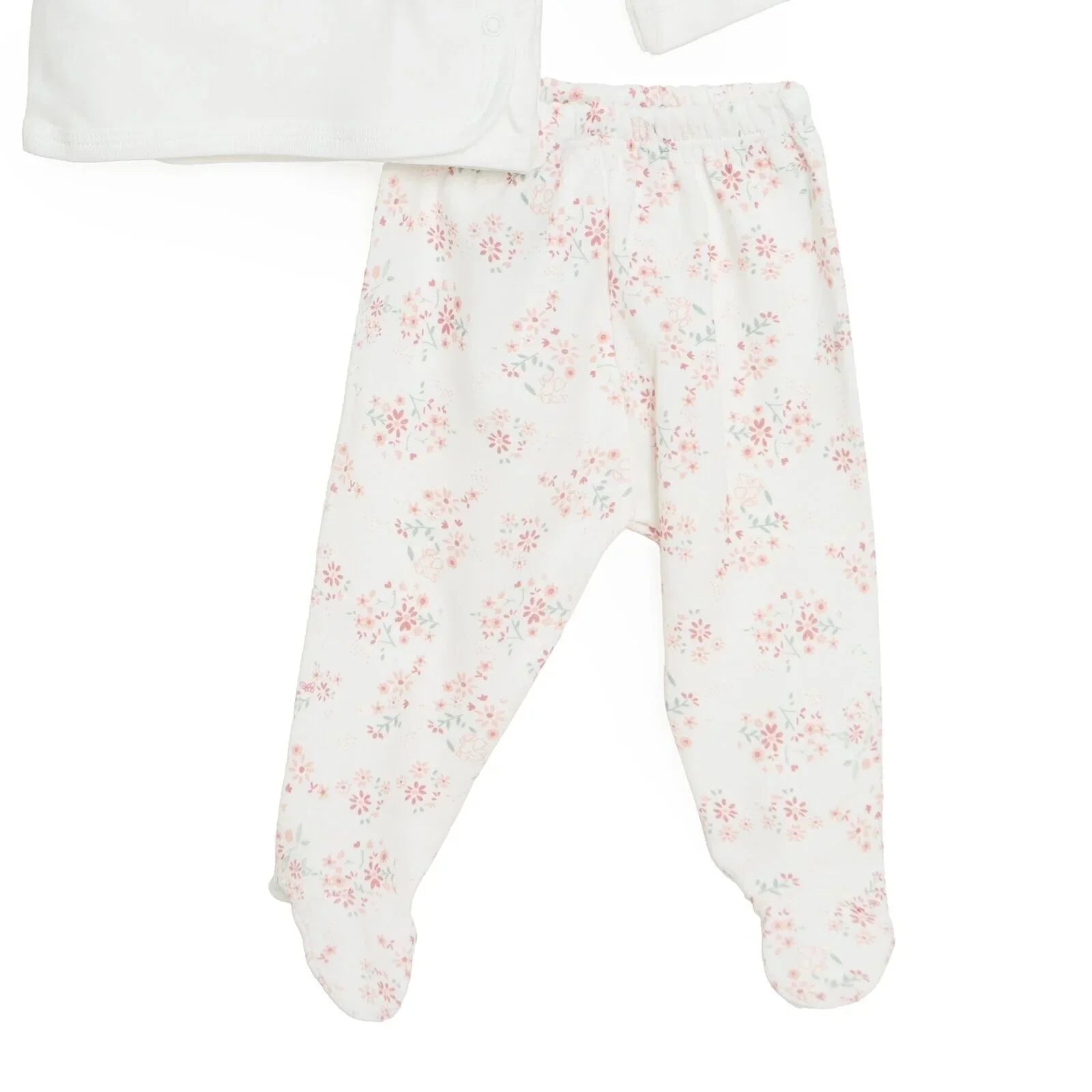 Aziz Bebe Girl 5 Piece Newborn Set - Ecru - mezetto ebebek ebebek
