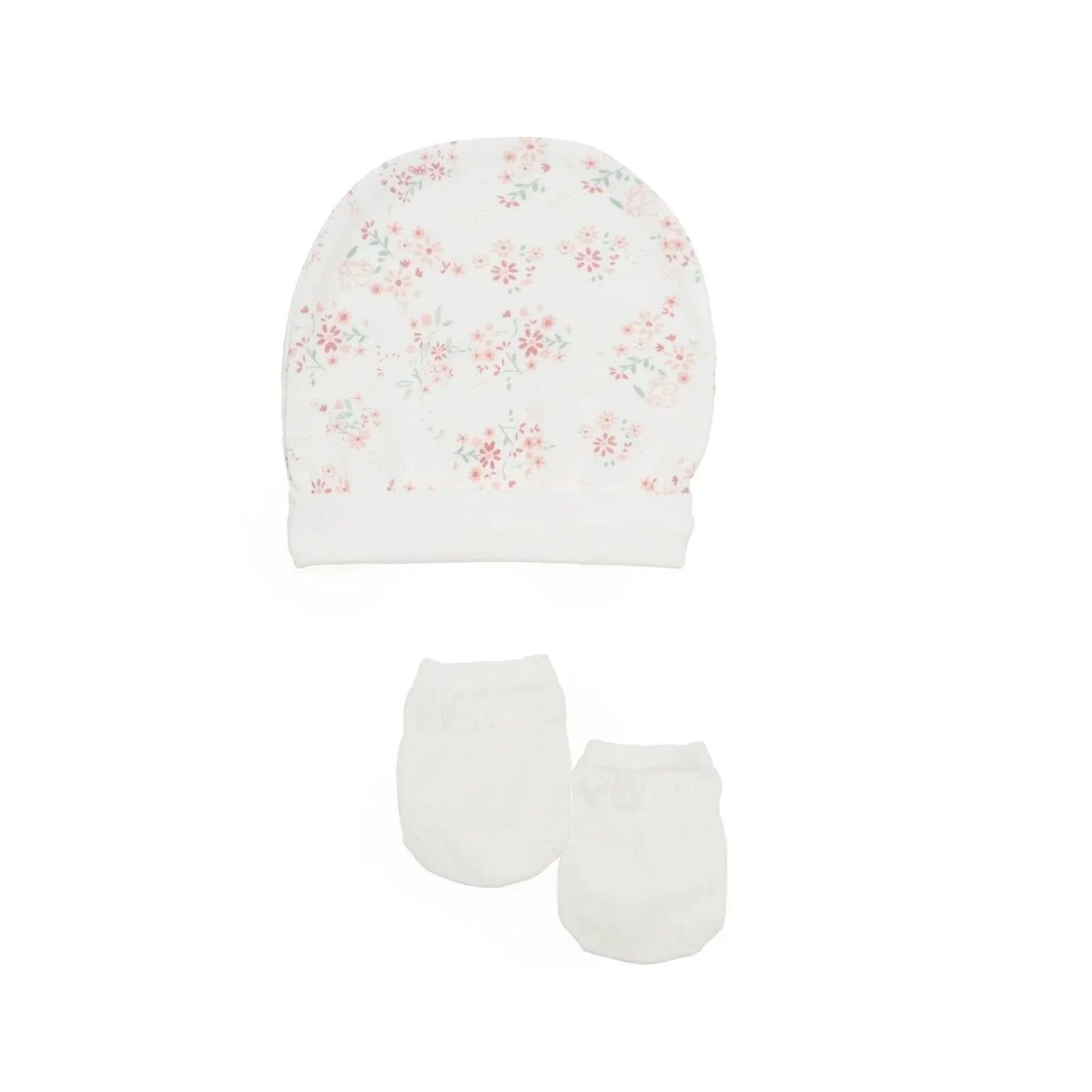 Aziz Bebe Girl 5 Piece Newborn Set - Ecru - mezetto ebebek ebebek