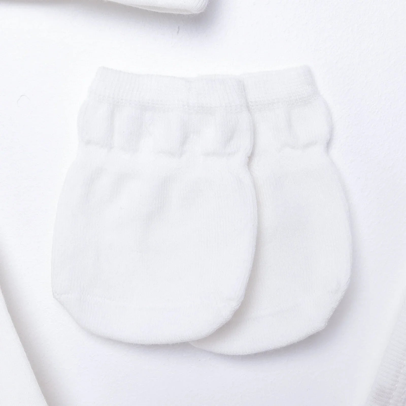 Aziz Bebe Suzene Embroidered 5 Piece Newborn Starter Set - Ecru - mezetto ebebek ebebek