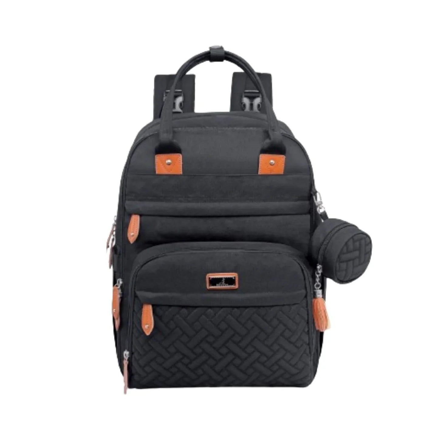 BabbleRoo Original Nappy Backpack - Black - mezetto ebebek ebebek